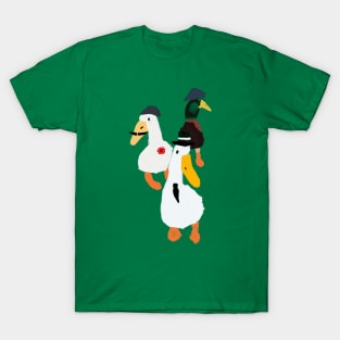 Three Fashionable Ducks T-Shirt